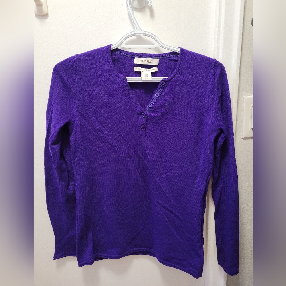 NEW 100% Washable Merino Wool Sweater, S
